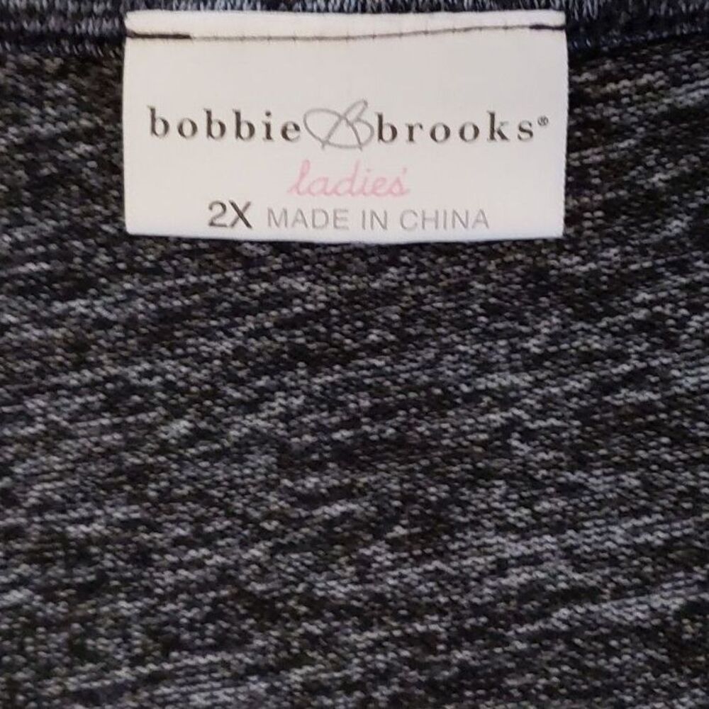 Bobbie & Brooks Ladies Tank Top Black & Grey Size 2X - Picture 7 of 8